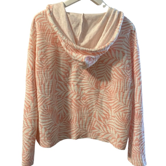 Ocean Drive Pink & White Siesta Key Hoodie - Picture 2 of 6